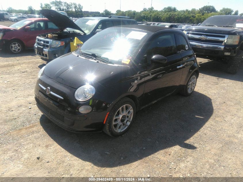 2013 Fiat 500C Pop VIN: 3C3CFFDRXDT575002 Lot: 39402489