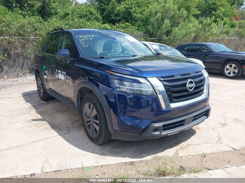 2022 Nissan Pathfinder Sv VIN: 5N1DR3BC3NC214501 Lot: 39402491