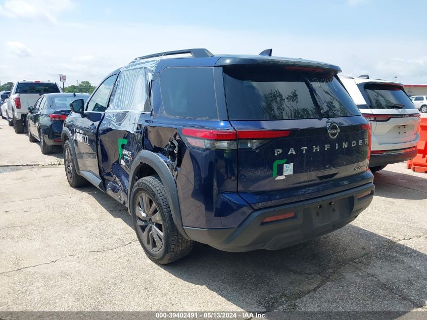 2022 Nissan Pathfinder Sv VIN: 5N1DR3BC3NC214501 Lot: 39402491