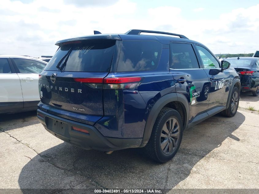 2022 Nissan Pathfinder Sv VIN: 5N1DR3BC3NC214501 Lot: 39402491