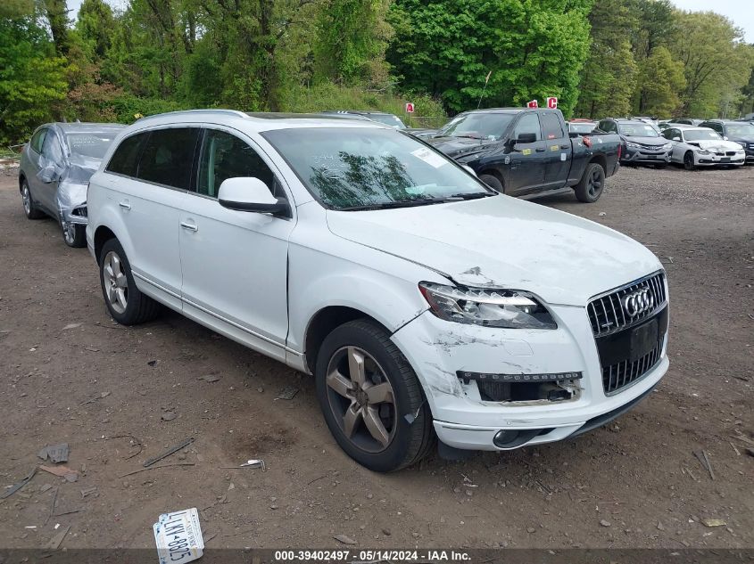 2015 Audi Q7 3.0T Premium VIN: WA1LGAFE9FD001354 Lot: 39402497