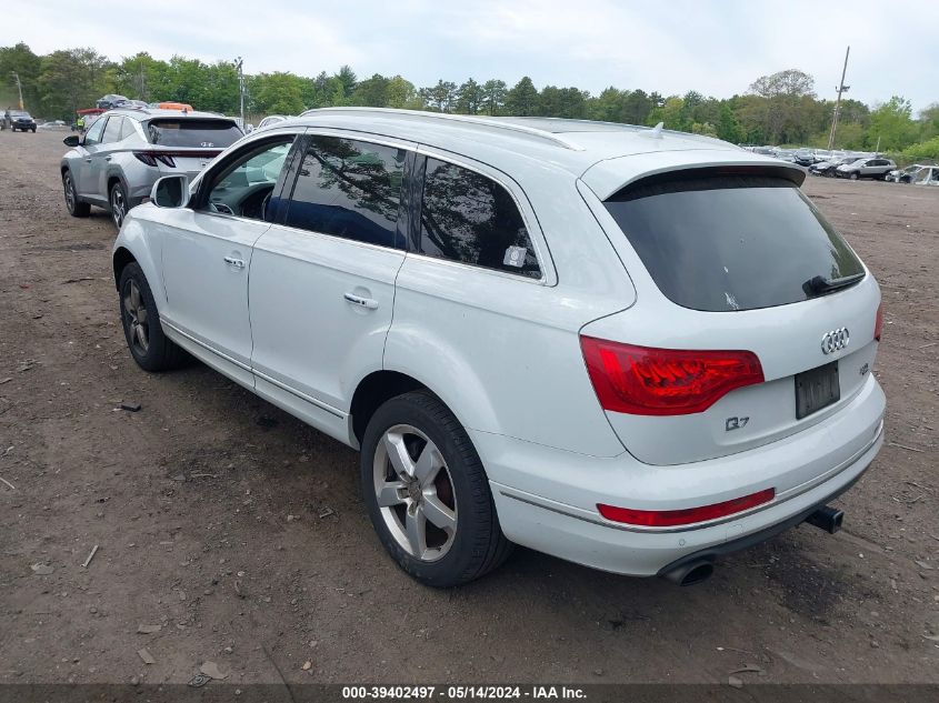 2015 Audi Q7 3.0T Premium VIN: WA1LGAFE9FD001354 Lot: 39402497