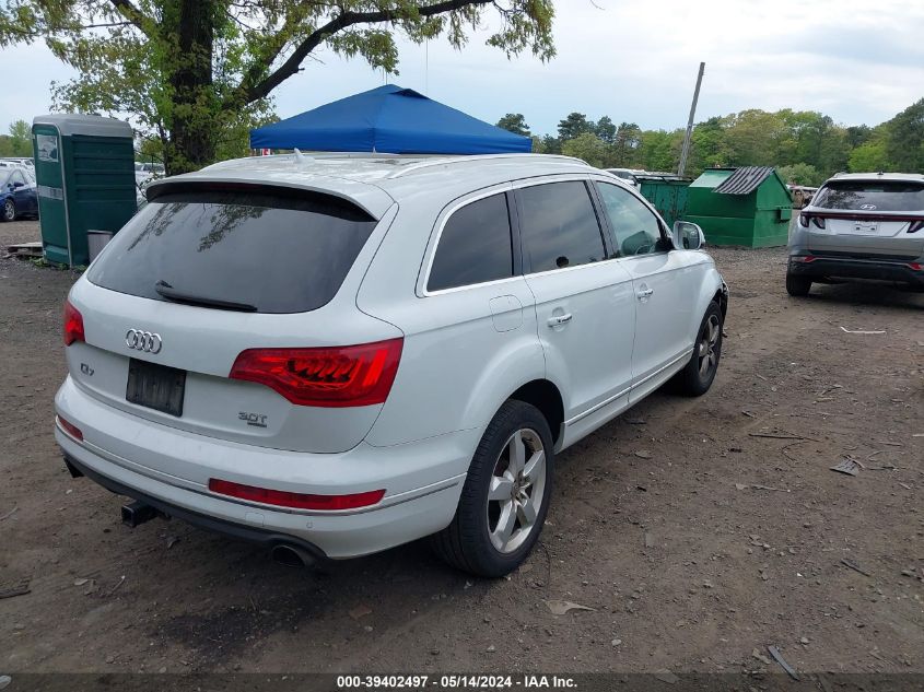 2015 Audi Q7 3.0T Premium VIN: WA1LGAFE9FD001354 Lot: 39402497