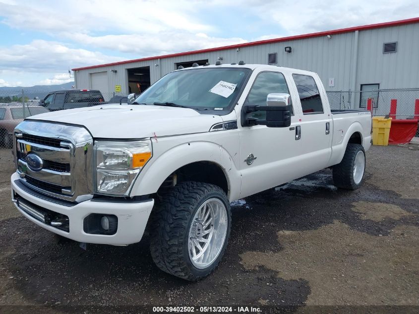 2013 Ford F-250 Lariat VIN: 1FT7W2BTXDEB68804 Lot: 39402502