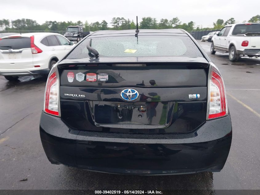 2014 Toyota Prius Two VIN: JTDKN3DU5E0379318 Lot: 39402519