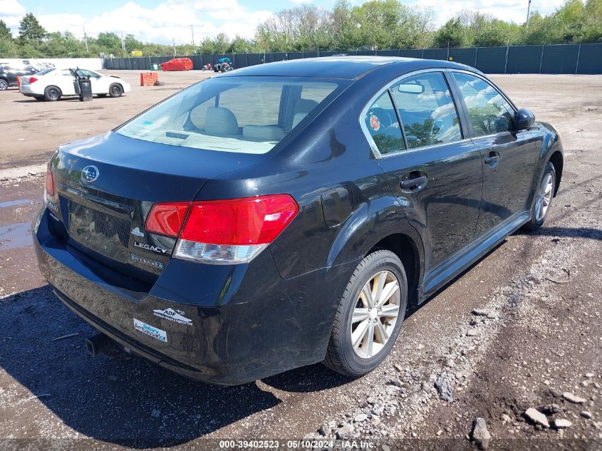 2012 Subaru Legacy 2.5I Premium VIN: 4S3BMCG62C3015997 Lot: 39402523