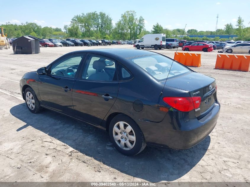 2007 Hyundai Elantra Gls/Limited/Se VIN: KMHDU46D87U043684 Lot: 39402540