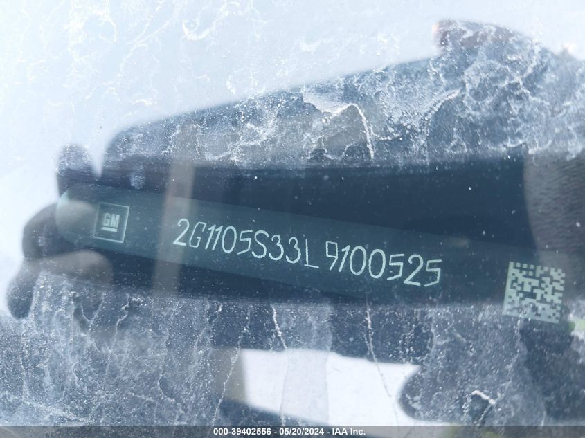 2020 Chevrolet Impala Fwd Premier VIN: 2G1105S33L9100525 Lot: 39402556