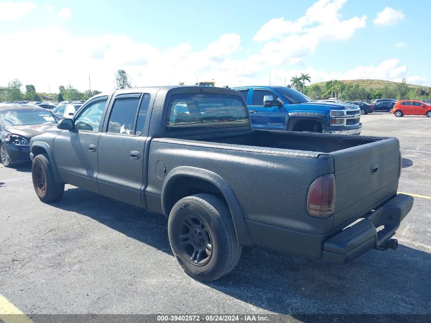 2004 Dodge Dakota Sport/Sxt VIN: 1D7HL38KX4S608979 Lot: 39402572