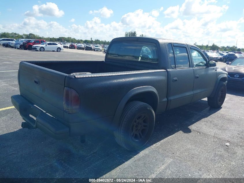 2004 Dodge Dakota Sport/Sxt VIN: 1D7HL38KX4S608979 Lot: 39402572