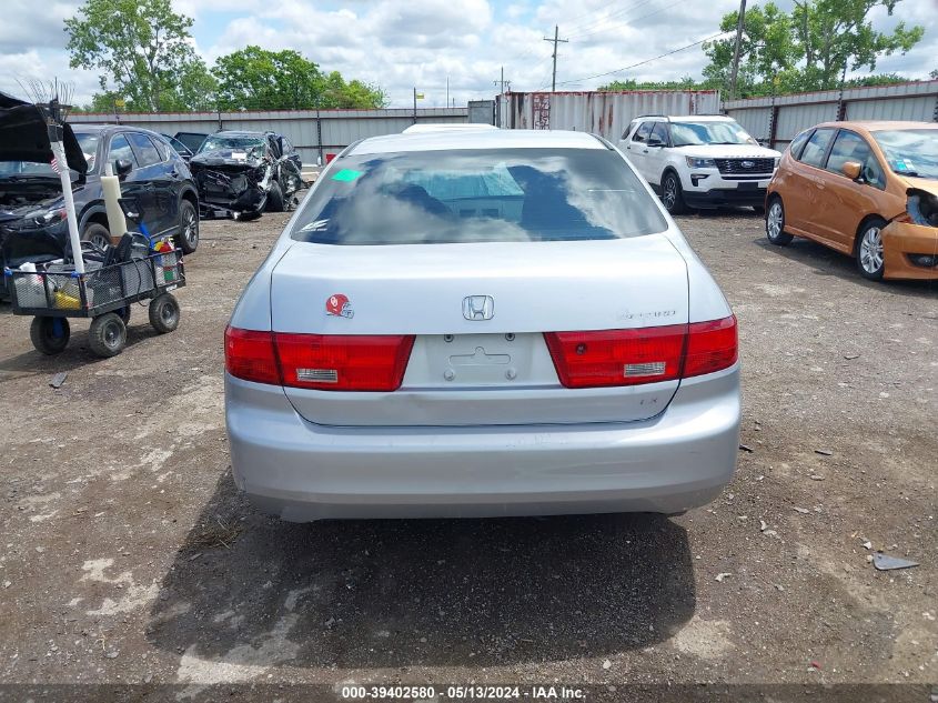 2005 Honda Accord 2.4 Lx VIN: 1HGCM56405A034287 Lot: 39402580