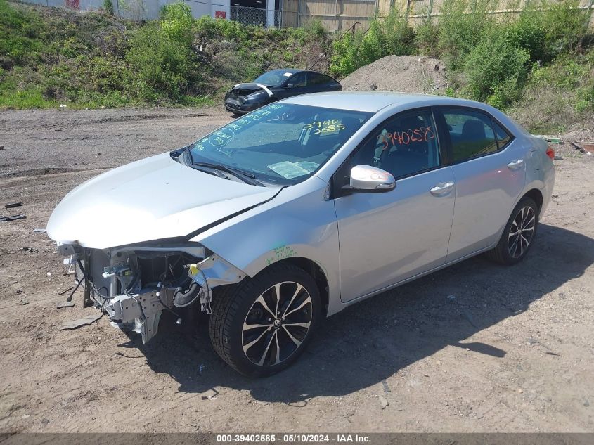 2019 Toyota Corolla Se VIN: 2T1BURHE1KC208284 Lot: 39402585