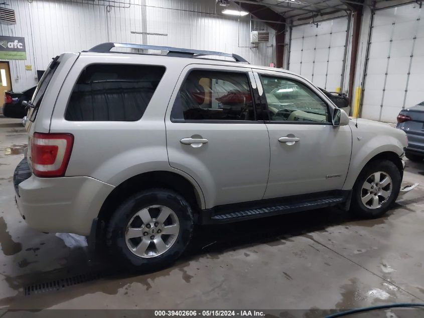 2008 Ford Escape Limited VIN: 1FMCU941X8KA25038 Lot: 39402606