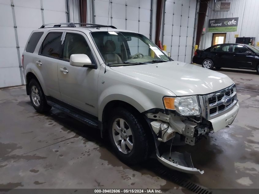 2008 Ford Escape Limited VIN: 1FMCU941X8KA25038 Lot: 39402606