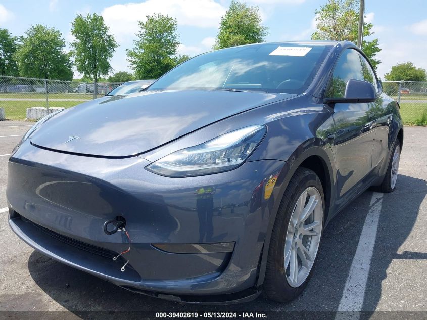 2023 TESLA MODEL Y AWD/LONG RANGE DUAL MOTOR ALL-WHEEL DRIVE - 7SAYGDEE4PA086595