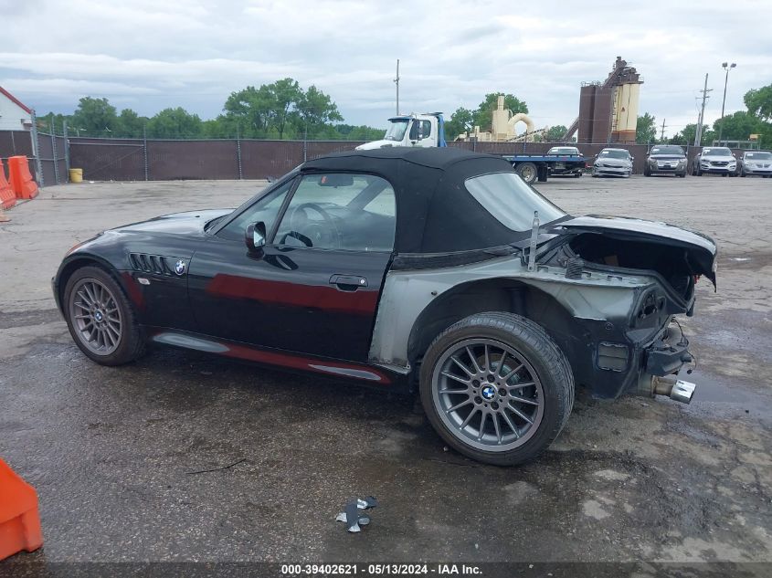 2002 BMW Z3 3.0I VIN: 4USCN53432LL50115 Lot: 39402621