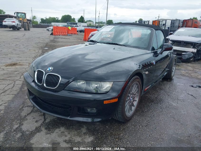 2002 BMW Z3 3.0I VIN: 4USCN53432LL50115 Lot: 39402621