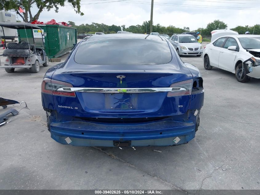 2016 Tesla Model S 60/70/75/85 VIN: 5YJSA1E10GF156189 Lot: 39402625