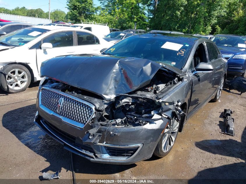 2019 Lincoln Mkz Reserve Ii VIN: 3LN6L5FC2KR617995 Lot: 39402629