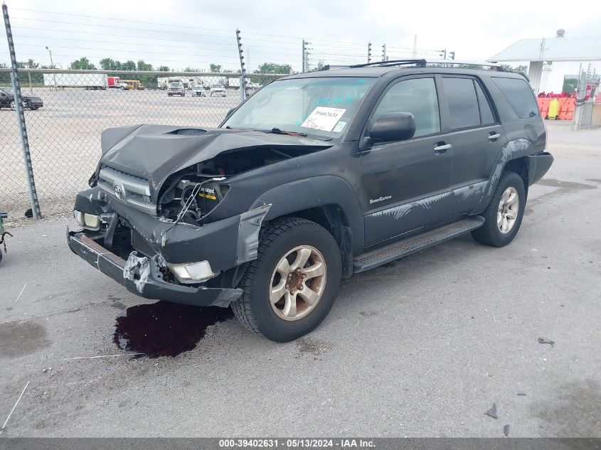 2003 Toyota 4Runner Sr5 Sport V8 VIN: JTEZT14R530001366 Lot: 39402631