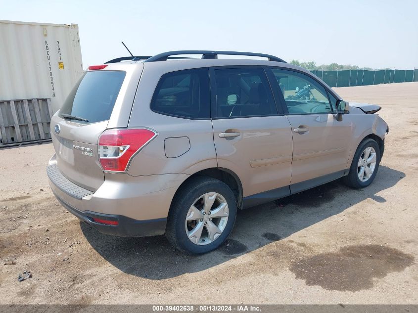 2015 Subaru Forester 2.5I Premium VIN: JF2SJADC5FH538155 Lot: 39402638