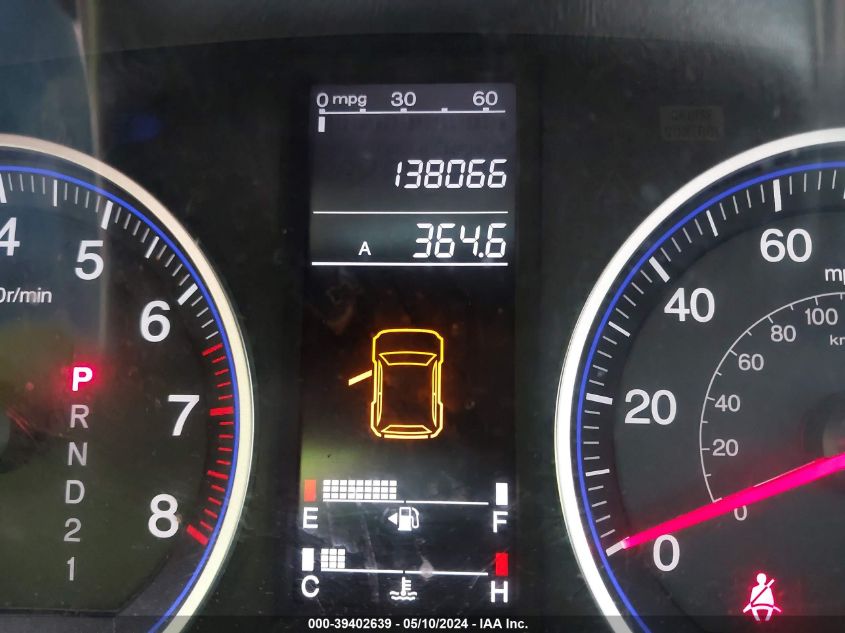 2007 Honda Cr-V Ex-L VIN: JHLRE48727C039315 Lot: 39402639