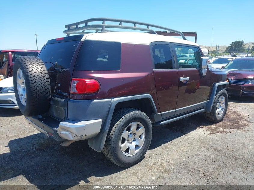 2007 Toyota Fj Cruiser VIN: JTEBU11F270061720 Lot: 39402661