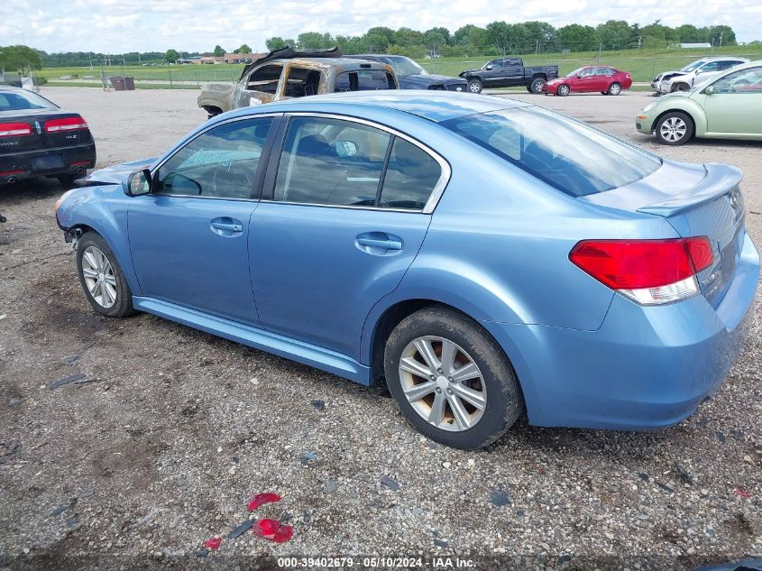 2010 Subaru Legacy 2.5I Premium VIN: 4S3BMCB67A3235267 Lot: 39402679