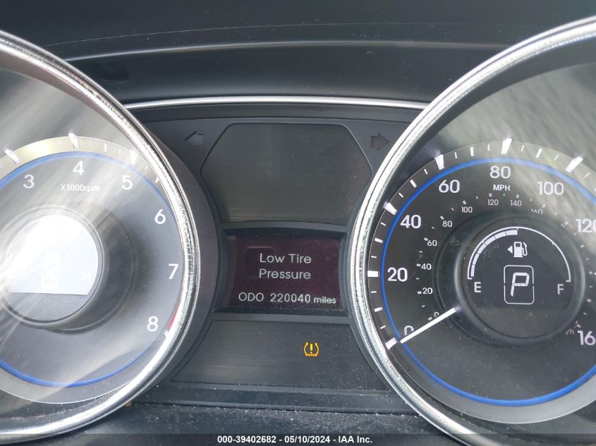 2013 Hyundai Sonata Se VIN: 5NPEC4AC6DH796503 Lot: 39402682