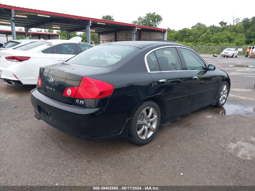 2006 Infiniti G35 VIN: JNKCV51E96M501376 Lot: 39402688