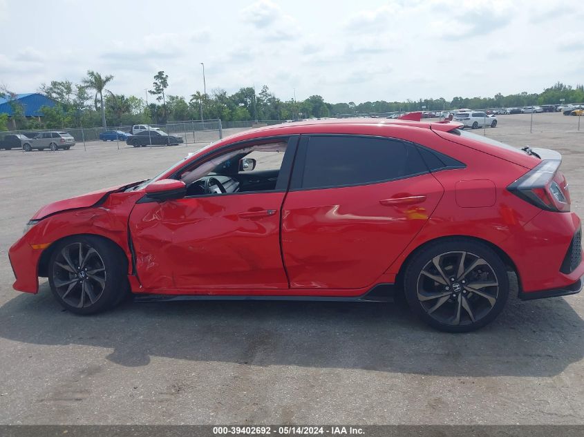 2018 Honda Civic Sport VIN: SHHFK7H47JU231273 Lot: 39402692