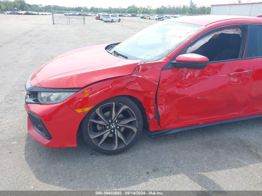 2018 Honda Civic Sport VIN: SHHFK7H47JU231273 Lot: 39402692