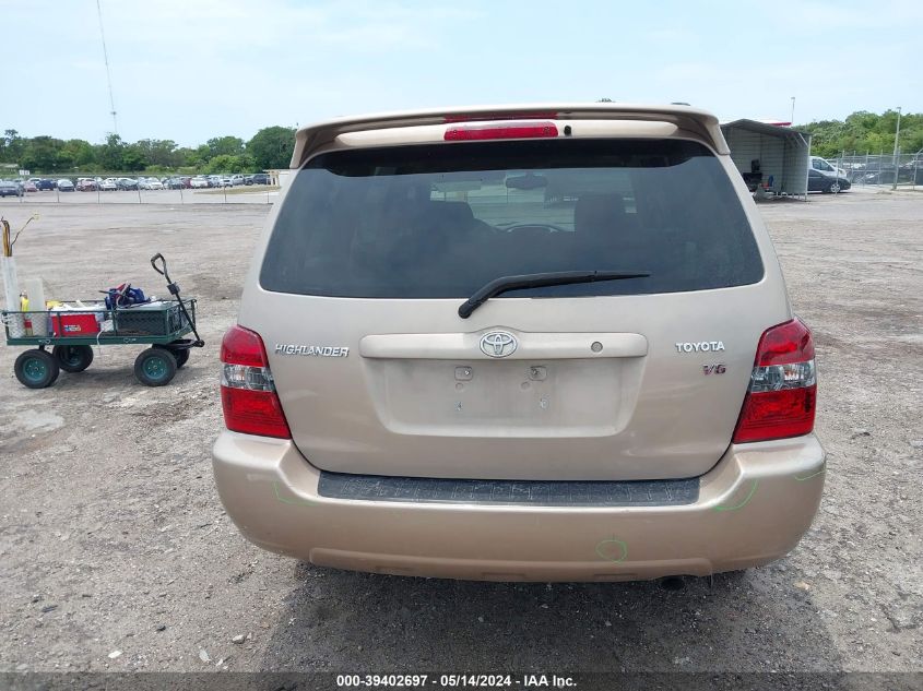 2005 Toyota Highlander Limited V6 VIN: JTEDP21A250062549 Lot: 39402697