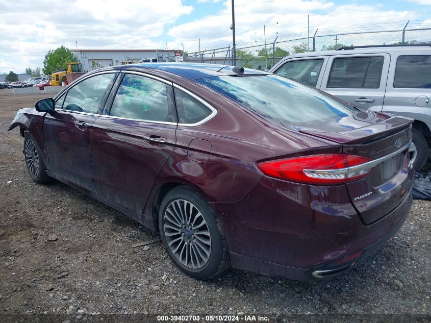 2017 Ford Fusion Titanium VIN: 3FA6P0K94HR104624 Lot: 39402703