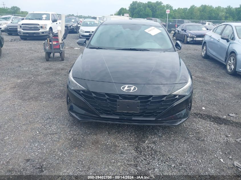 2022 Hyundai Elantra Sel VIN: KMHLM4AG9NU355619 Lot: 39402708