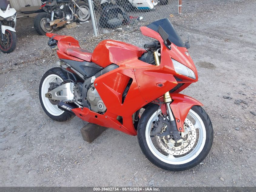 2003 Honda Cbr600 Rr VIN: JH2PC37003M011002 Lot: 39402734