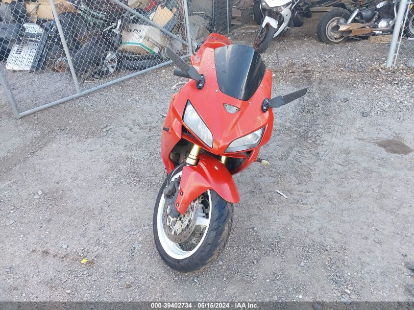 2003 Honda Cbr600 Rr VIN: JH2PC37003M011002 Lot: 39402734