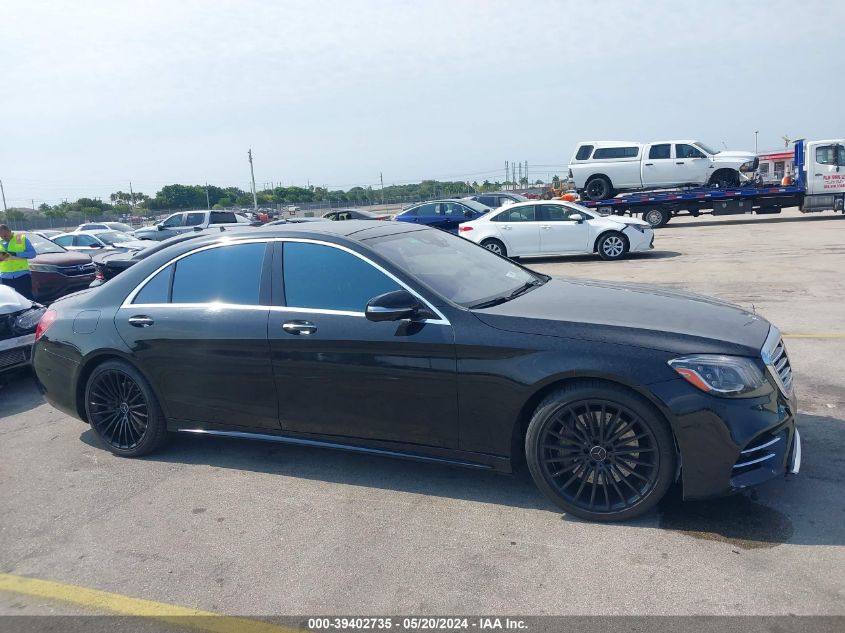 2019 Mercedes-Benz S 560 VIN: WDDUG8DB5KA490249 Lot: 39402735