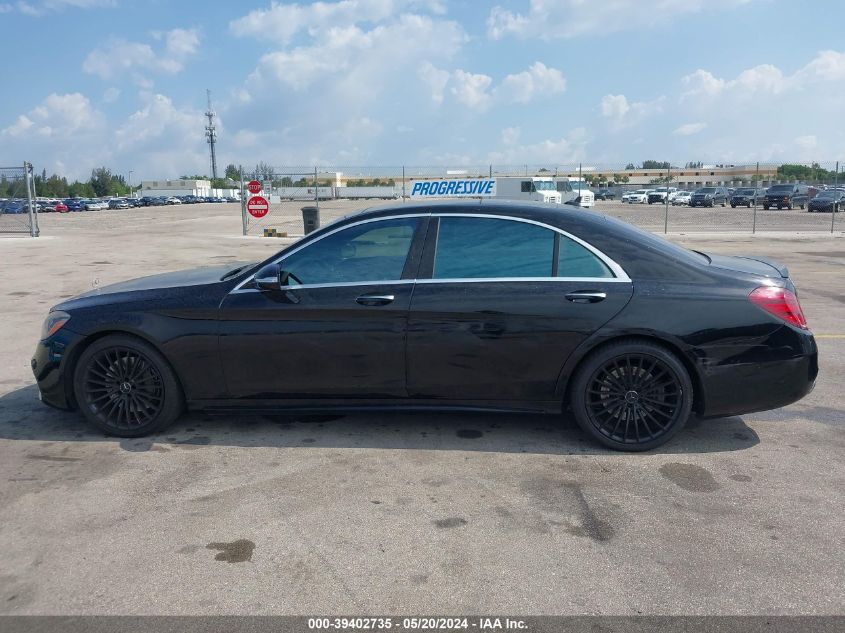 2019 Mercedes-Benz S 560 VIN: WDDUG8DB5KA490249 Lot: 39402735