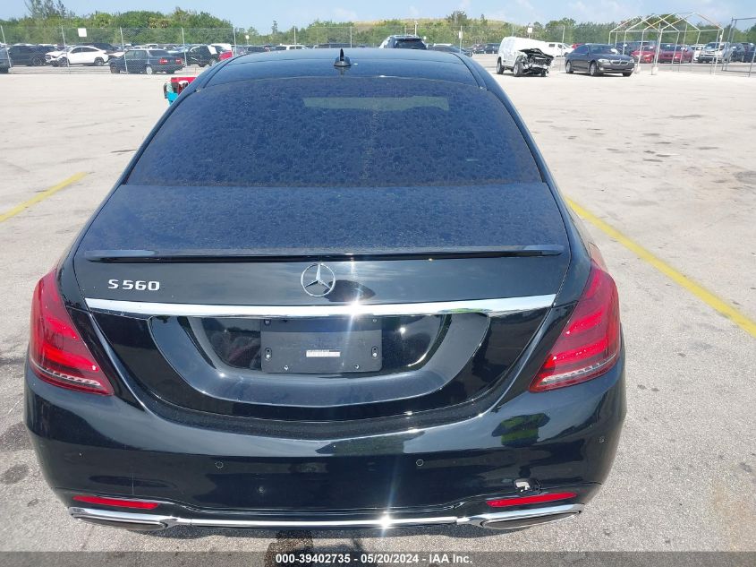 2019 Mercedes-Benz S 560 VIN: WDDUG8DB5KA490249 Lot: 39402735