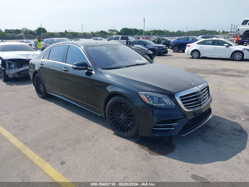 2019 Mercedes-Benz S 560 VIN: WDDUG8DB5KA490249 Lot: 39402735