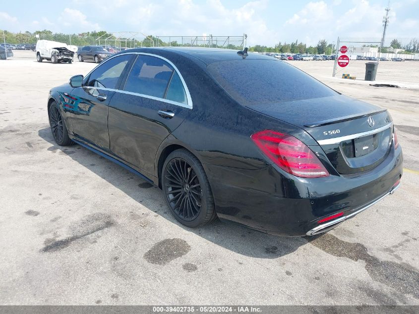 2019 Mercedes-Benz S 560 VIN: WDDUG8DB5KA490249 Lot: 39402735