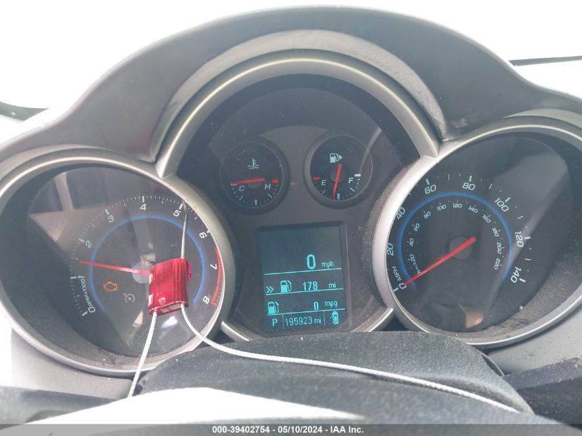 2012 Chevrolet Cruze 1Lt VIN: 1G1PF5SC2C7330020 Lot: 39402754