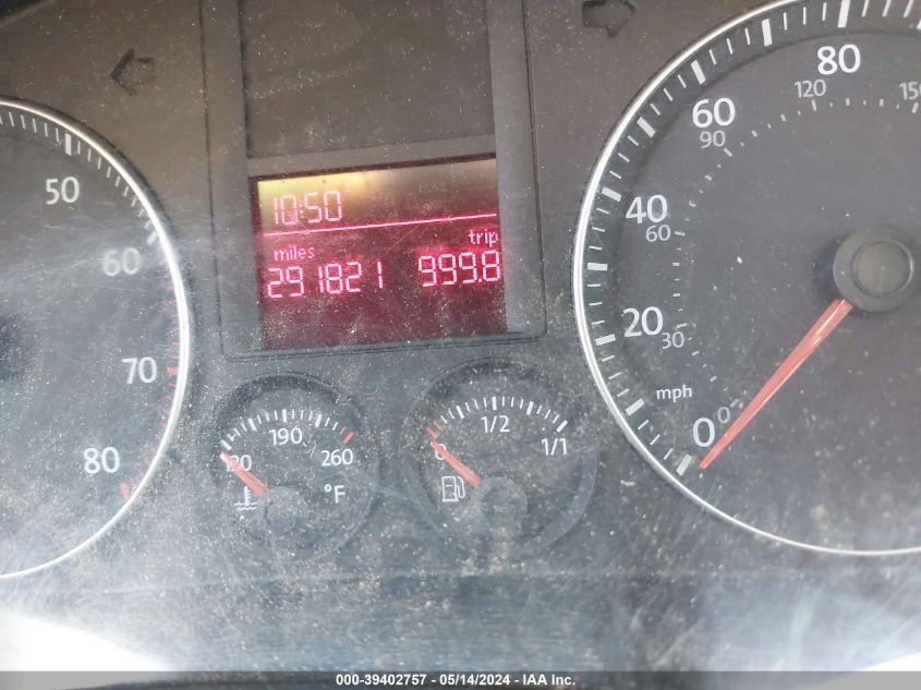 2008 Volkswagen Rabbit S VIN: WVWAB71K48W341322 Lot: 39402757