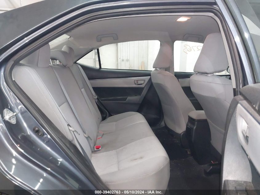 2014 Toyota Corolla Le VIN: 5YFBURHE1EP111610 Lot: 39402763