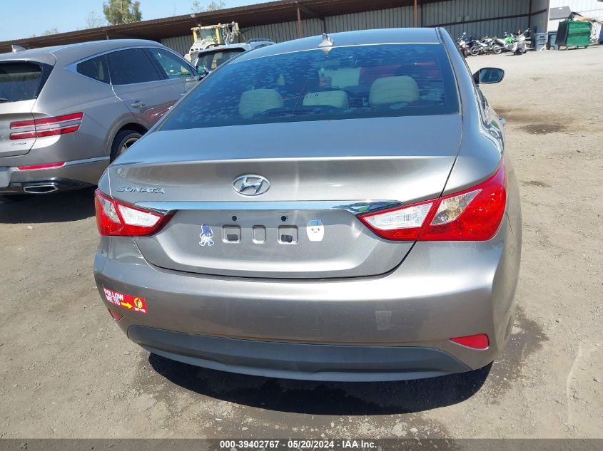 2014 Hyundai Sonata Gls VIN: 5NPEB4AC7EH945506 Lot: 39402767