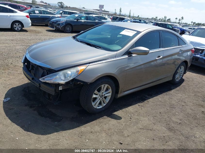 2014 Hyundai Sonata Gls VIN: 5NPEB4AC7EH945506 Lot: 39402767