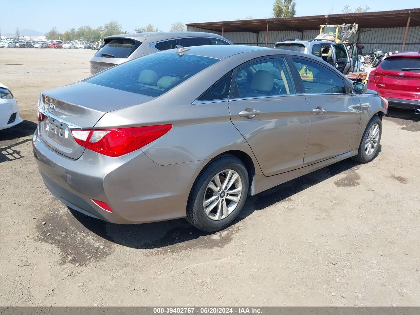 2014 Hyundai Sonata Gls VIN: 5NPEB4AC7EH945506 Lot: 39402767