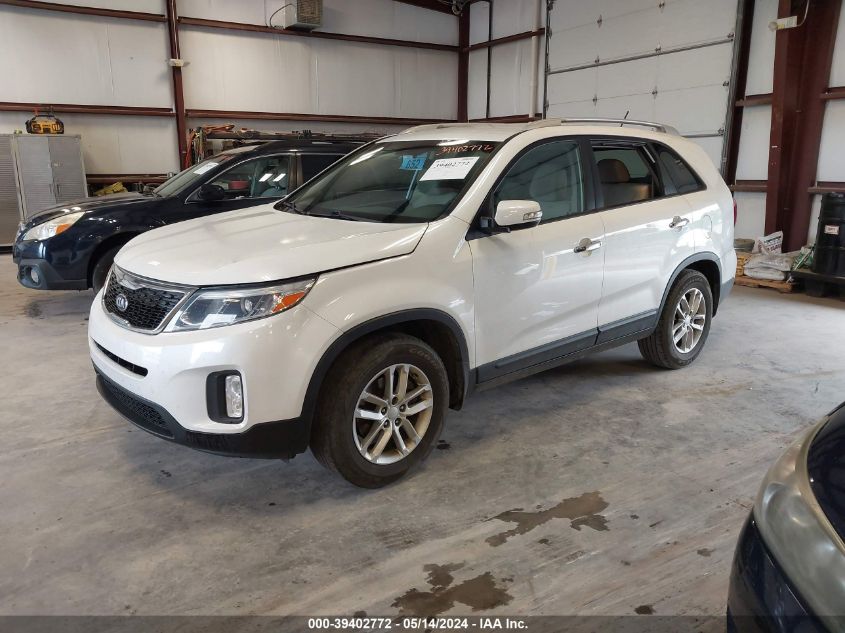 2015 Kia Sorento Lx VIN: 5XYKT4A66FG576740 Lot: 39402772