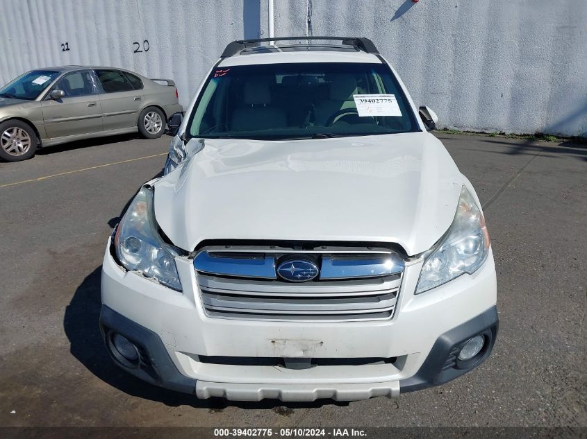 2013 Subaru Outback 2.5I Limited VIN: 4S4BRCKC7D3287165 Lot: 39402775